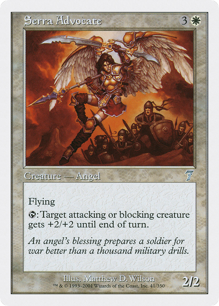 Serra Advocate (7ED-041) - Seventh Edition