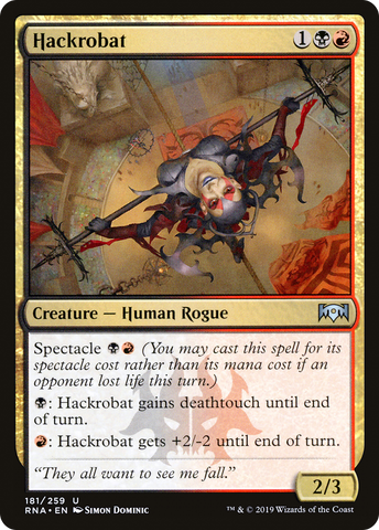 Hackrobat (RNA-181)  - Ravnica Allegiance