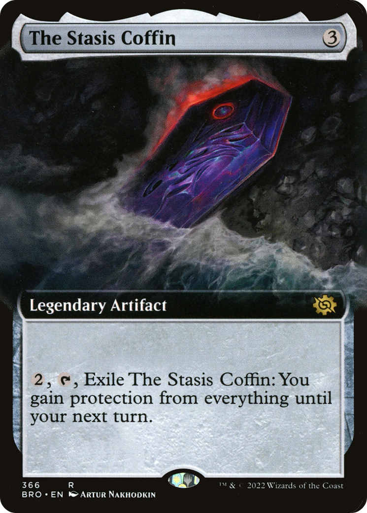 The Stasis Coffin (Extended Art) (BRO-366)  Foil - The Brothers' War: (Extended Art)