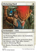 Flickering Ward (White Border) (MB2-011)  - Mystery Booster 2