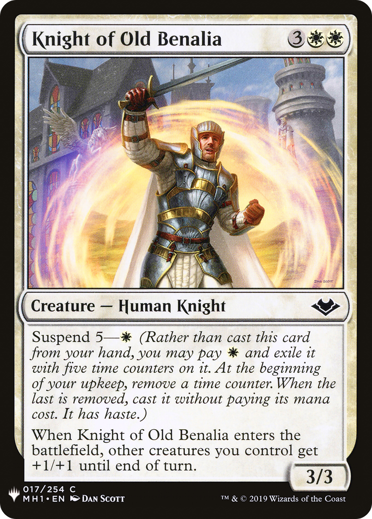 Knight of Old Benalia (LIST-MH1-17)  - The List