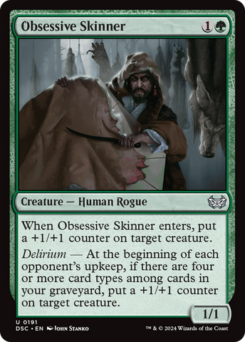 Obsessive Skinner (DSC-191)  - Duskmourn: House of Horror Commander