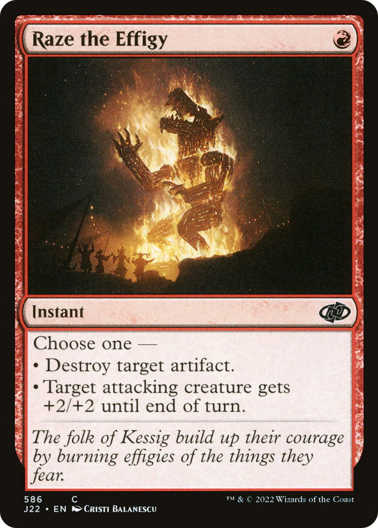 Raze the Effigy (J22-586)  - Jumpstart 2022