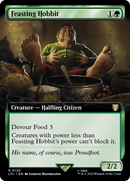 Feasting Hobbit (Extended Art) (LTC-120)  Foil - Tales of Middle-earth Commander: (Extended Art)