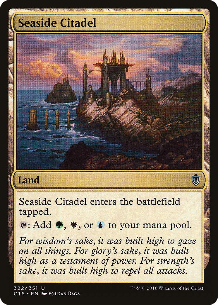 Seaside Citadel (C16-322)  - Commander 2016