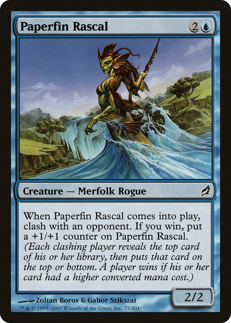 Paperfin Rascal (LRW-077)  Foil - Lorwyn