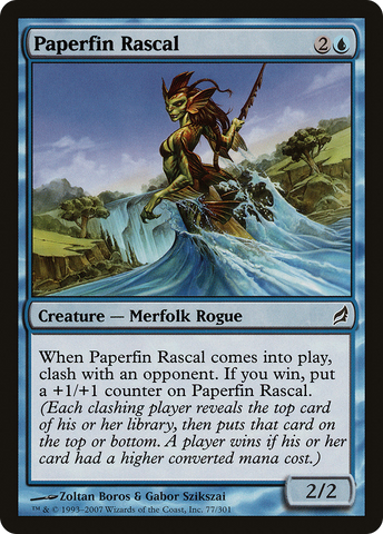 Paperfin Rascal (LRW-077)  Foil - Lorwyn