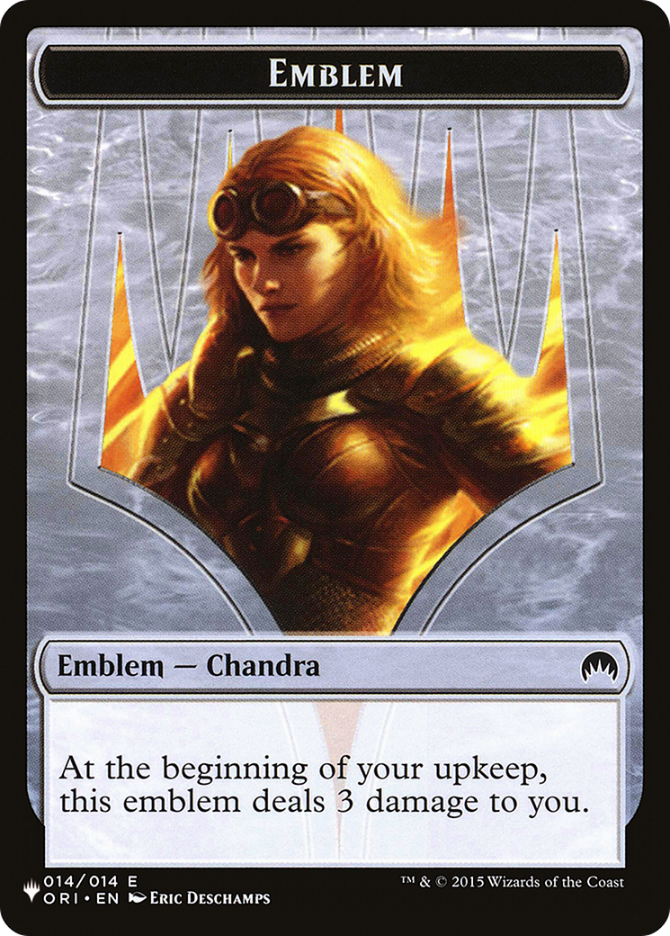 Chandra, Roaring Flame Emblem (PLST-TORI-14)  - The List