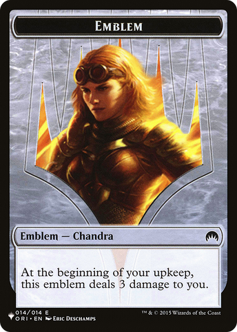 Chandra, Roaring Flame Emblem (PLST-TORI-14)  - The List