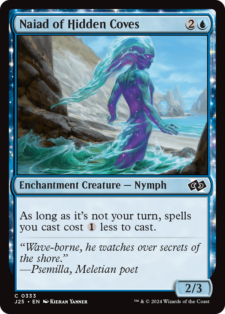 Naiad of Hidden Coves (J25-333) - Foundations Jumpstart: (enchantment)