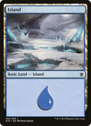Island (256) (KTK-256) - Khans of Tarkir Foil