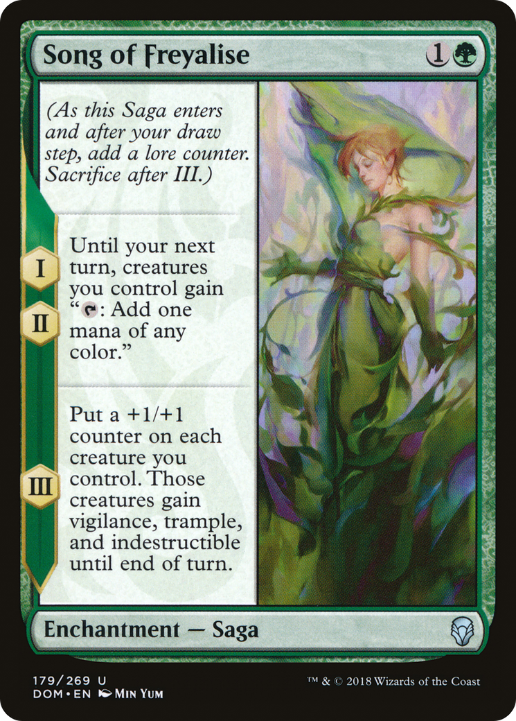 Song of Freyalise (DOM-179)  Foil - Dominaria