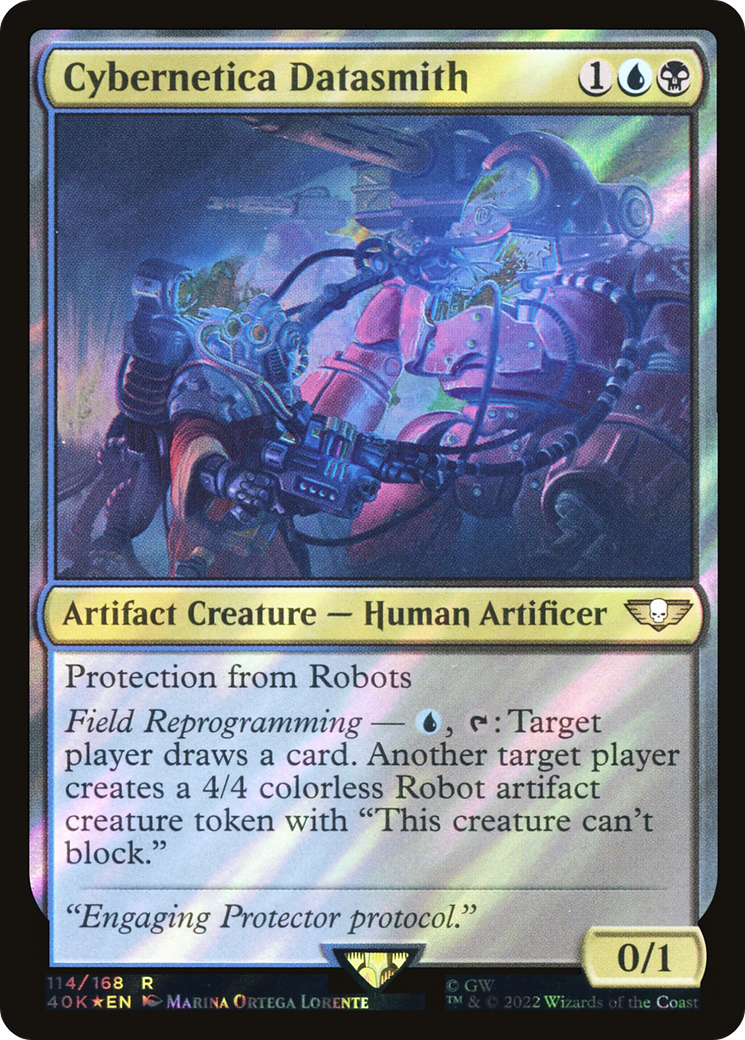 Cybernetica Datasmith (Surge Foil) (40K-114) - Warhammer 40,000 Commander Foil