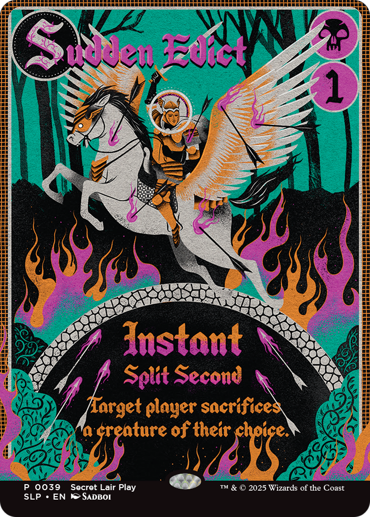 Sudden Edict (SLP-039)  Foil - Secret Lair Showdown
