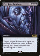 Peer Into the Abyss (Extended Art) (M21-360)  Foil - Core Set 2021: (Extended Art)