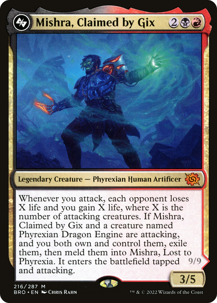 Mishra, Claimed by Gix (BRO-216)  Foil - The Brothers' War
