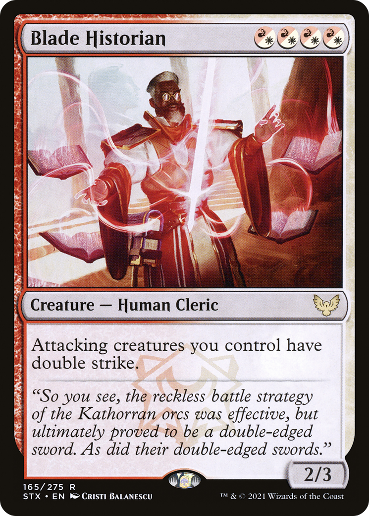 Blade Historian (STX-165)  Foil - Strixhaven: School of Mages
