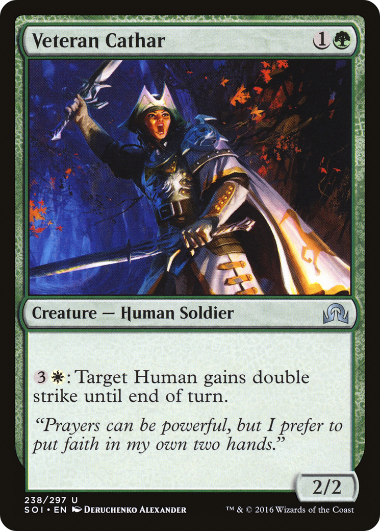 Veteran Cathar (SOI-238) - Shadows over Innistrad Foil