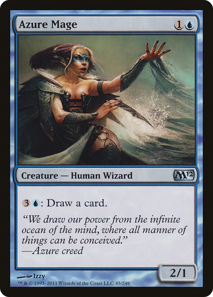 Azure Mage (M12-045)  Foil - Magic 2012