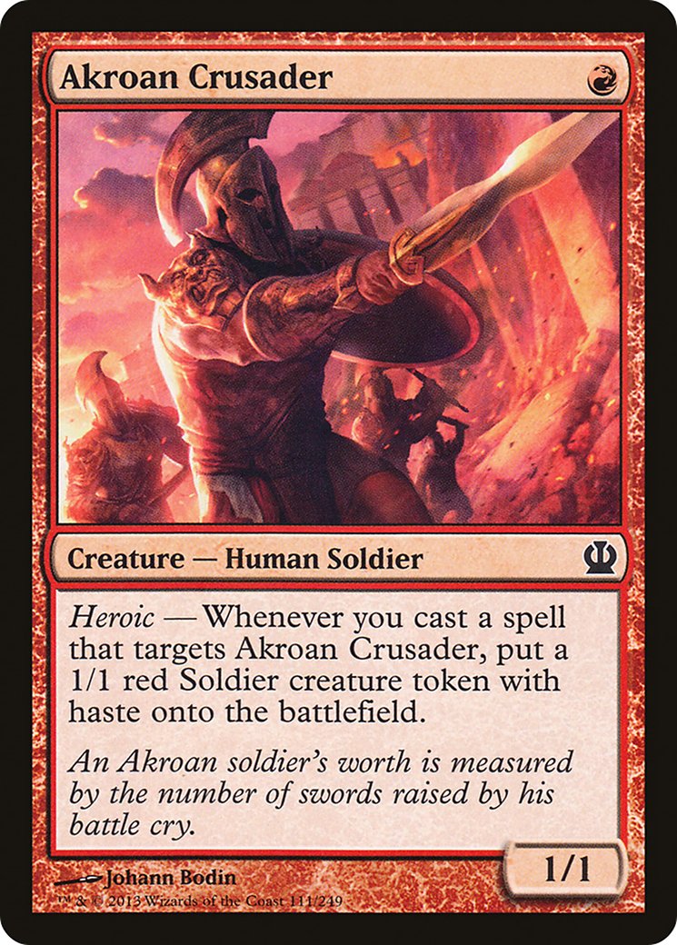 Akroan Crusader (THS-111)  - Theros