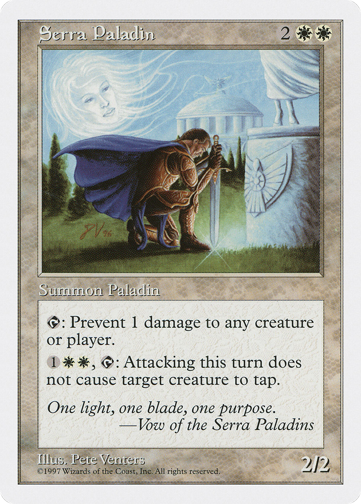 Serra Paladin (5ED-)  - Fifth Edition