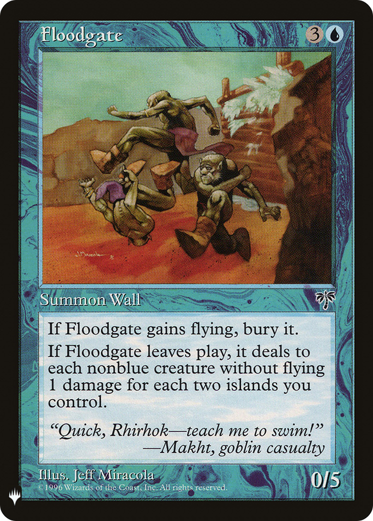 Floodgate (LIST-MIR-67)  - The List