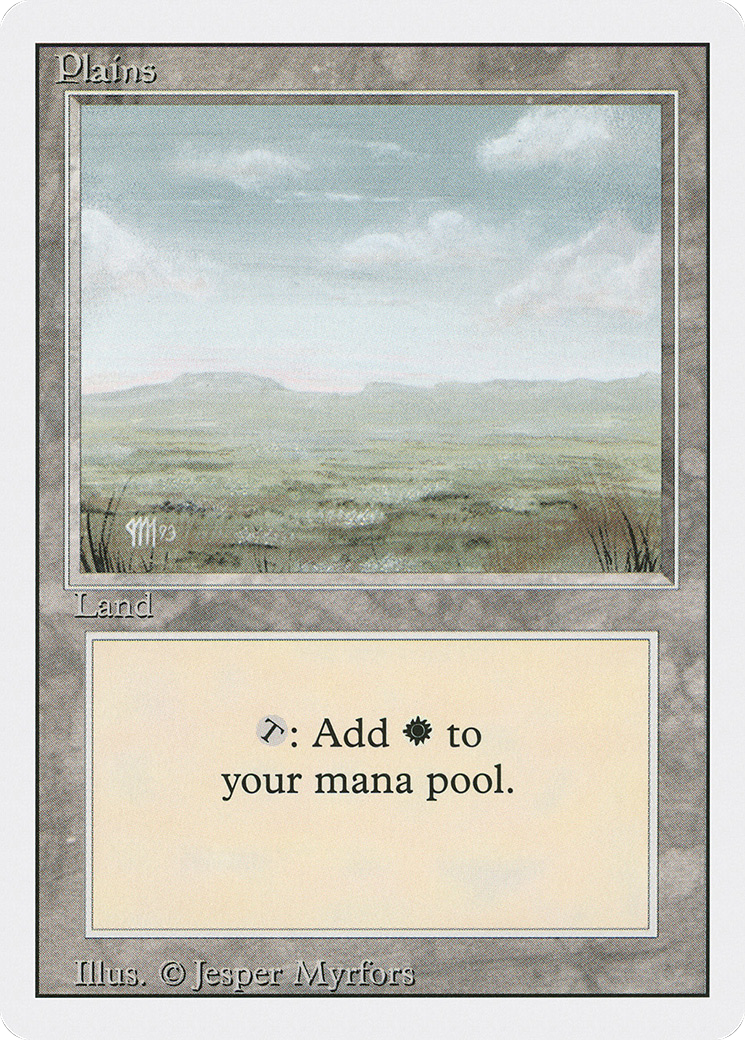 Plains (C) (3ED-295)  - Revised Edition