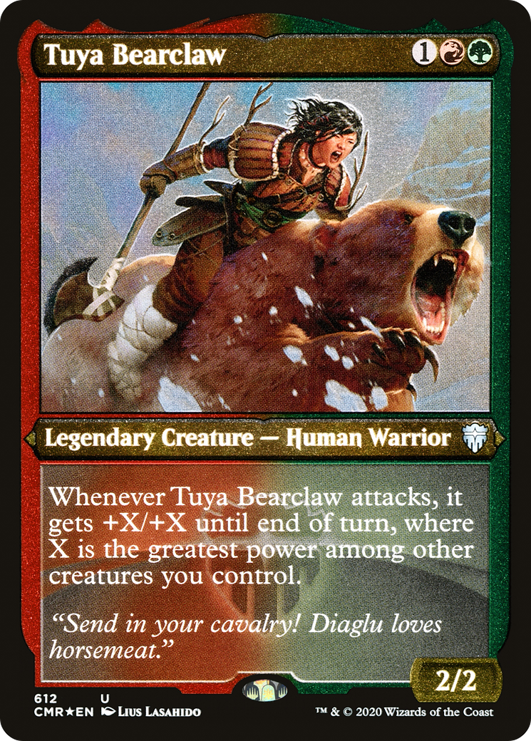 Tuya Bearclaw (Foil Etched) (CMR-612)  Foil - Commander Legends