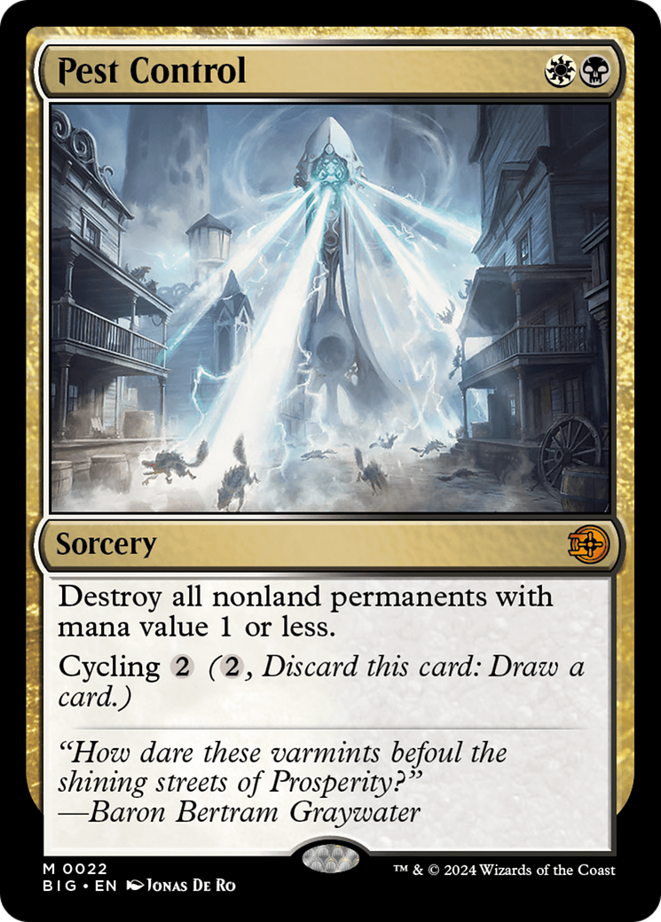 Pest Control (BIG-022)  Foil - The Big Score