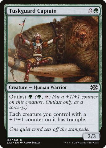 Tuskguard Captain (2X2-163)  - Double Masters 2022