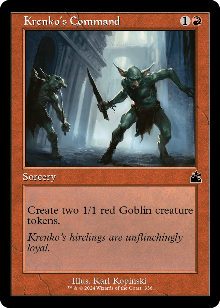 Krenko's Command (Retro Frame) (RVR-336)  Foil - Ravnica Remastered