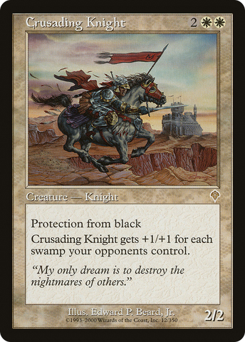 Crusading Knight (INV-012)  Foil - Invasion
