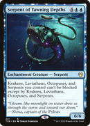 Serpent of Yawning Depths (THB-291)  - Theros Beyond Death: (enchantment)