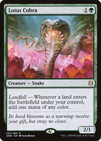 Lotus Cobra (ZNR-193)  - Zendikar Rising