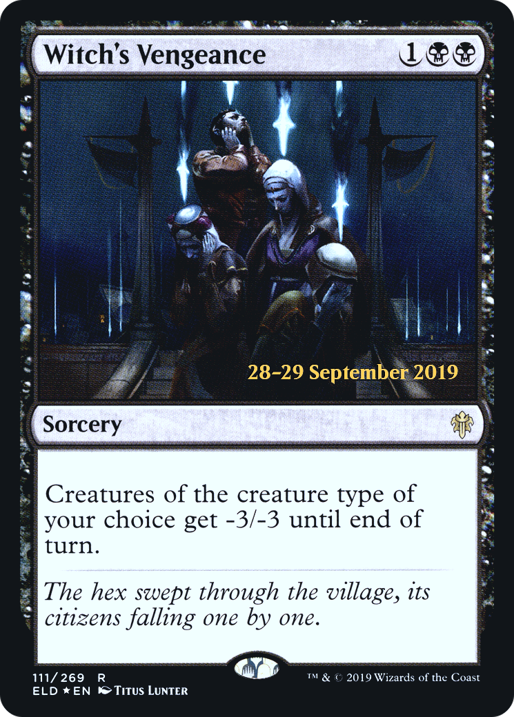 Witch's Vengeance (PRE-111S)  Foil - Throne of Eldraine Promos