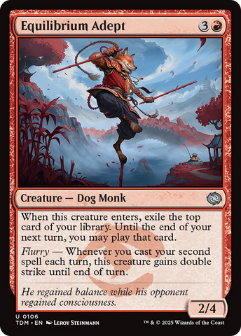 Equilibrium Adept (TDM-106) - Tarkir: Dragonstorm Foil