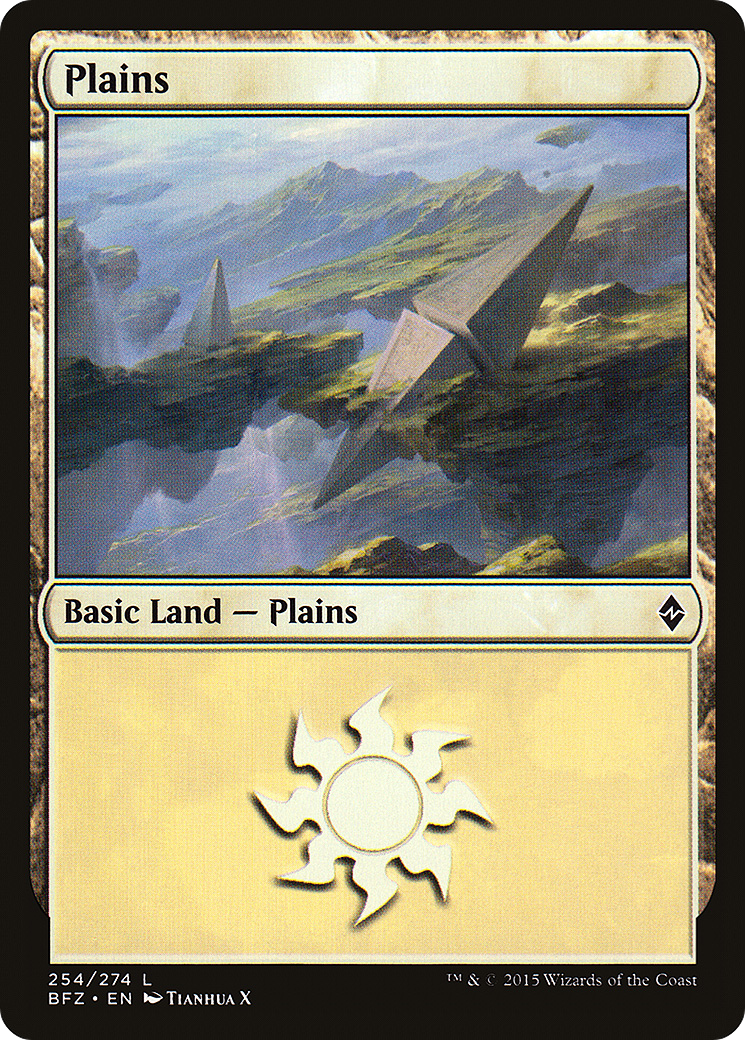 Plains (254) (BFZ-254A) - Battle for Zendikar