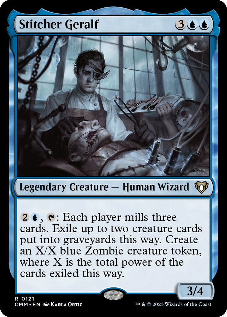 Stitcher Geralf (CMM-121)  Foil - Commander Masters