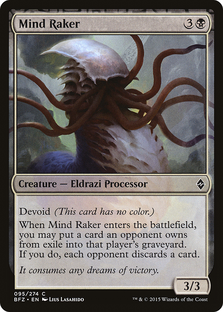 Mind Raker (BFZ-095)  - Battle for Zendikar