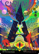 Saruman of Many Colors (Borderless Poster) (Serial Numbered) (LTR-743)  Foil - The Lord of the Rings: Tales of Middle-earth