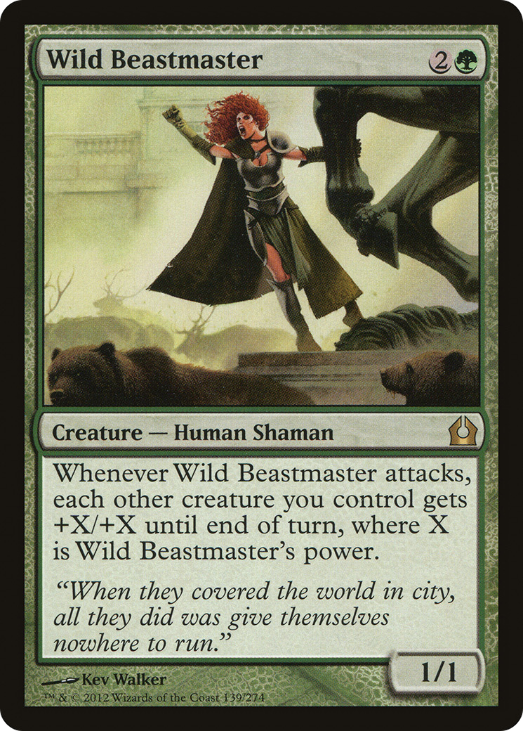 Wild Beastmaster (RTR-139)  - Return to Ravnica