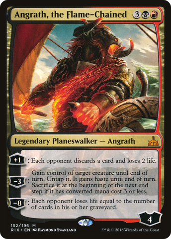 Angrath, the Flame-Chained (RIX-152)  Foil - Rivals of Ixalan