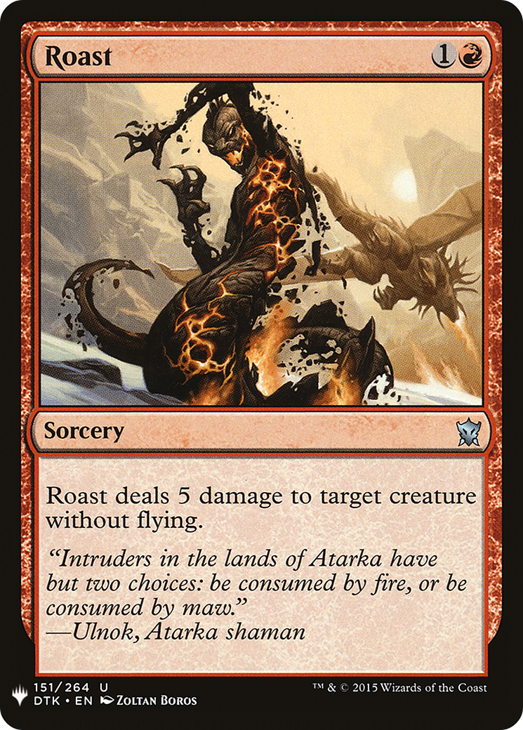 Roast (LIST-DTK-151)  - The List
