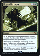 Urgent Necropsy (PRE-240)  Foil - Murders at Karlov Manor Promos