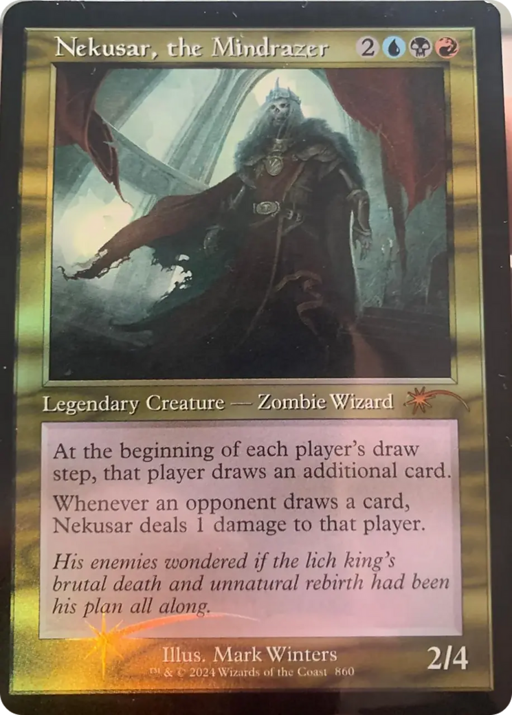 Nekusar, the Mindrazer (Retro Frame) (SLD-860)  Foil - Secret Lair Drop
