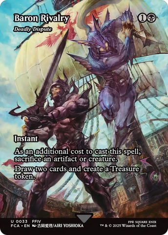 Baron Rivalry - Deadly Dispute (FCA-033) - FINAL FANTASY: Through the Ages (Borderless) Foil