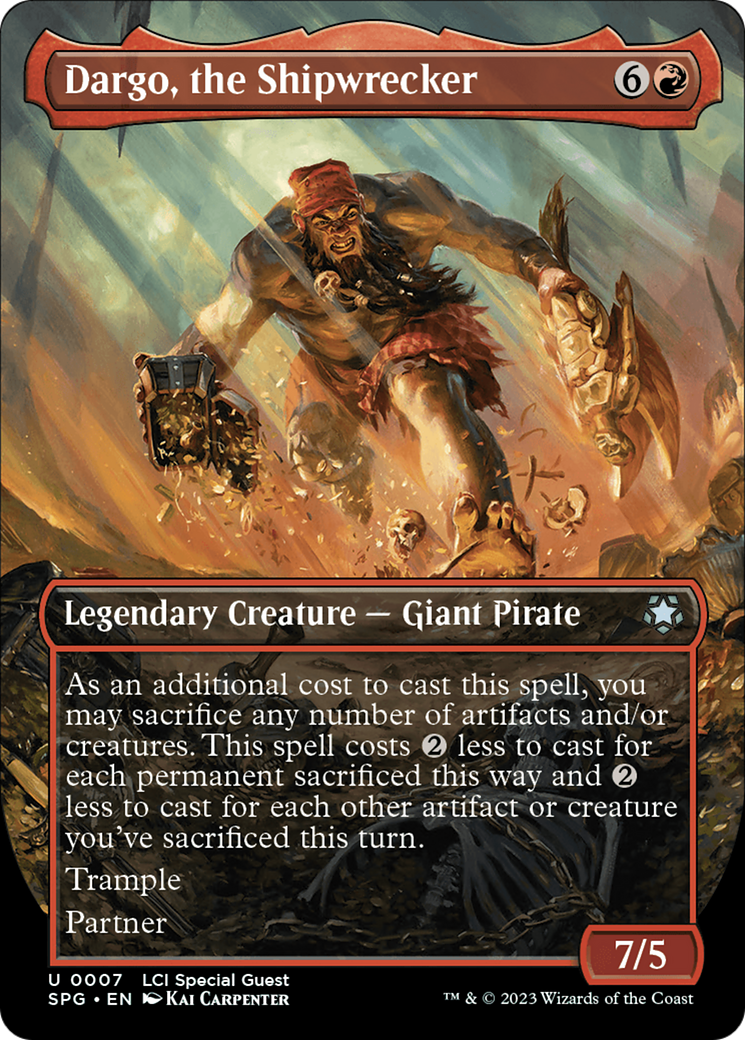 Dargo, the Shipwrecker (Borderless) (SPG-007)  Foil - Special Guests