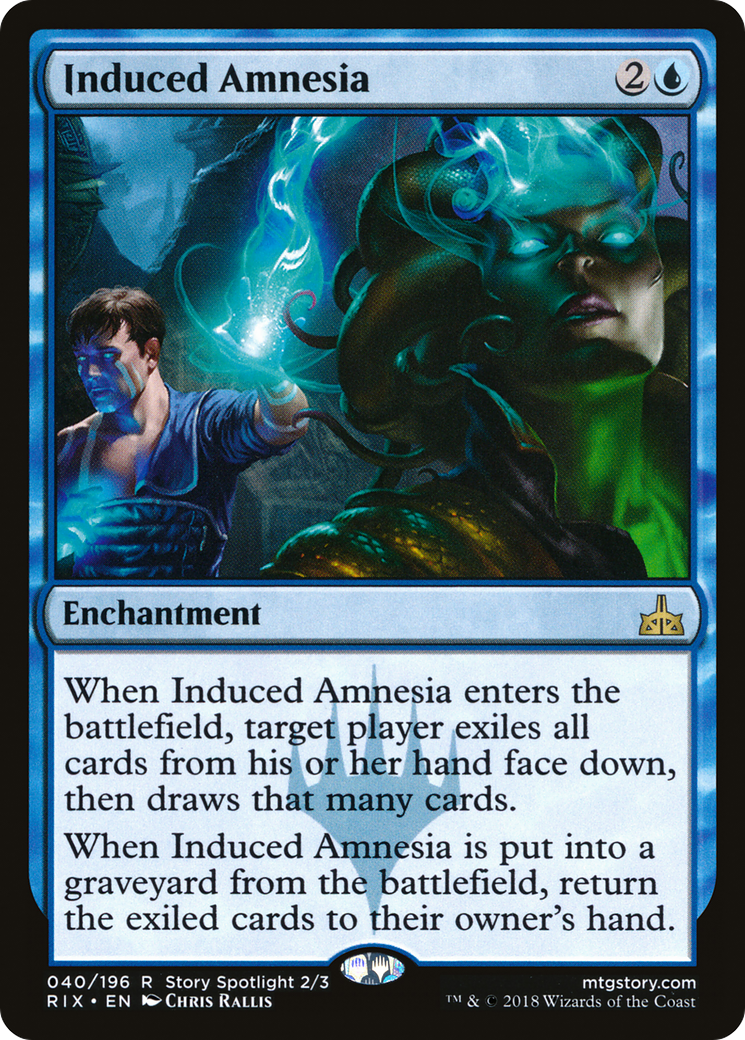 Induced Amnesia (RIX-040)  Foil - Rivals of Ixalan