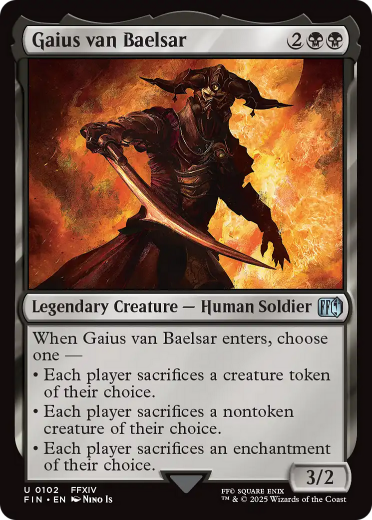 Gaius van Baelsar (FIN-102) - FINAL FANTASY Foil