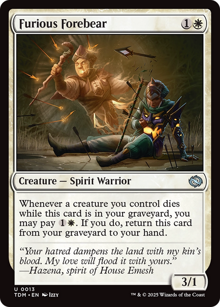 Furious Forebear (TDM-013)  - Tarkir: Dragonstorm